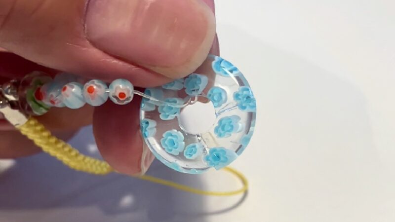 PPXセットで修理したプラスチック製ストラップの外観