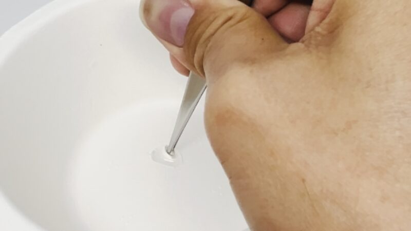 丸カン 接着剤 塗り方