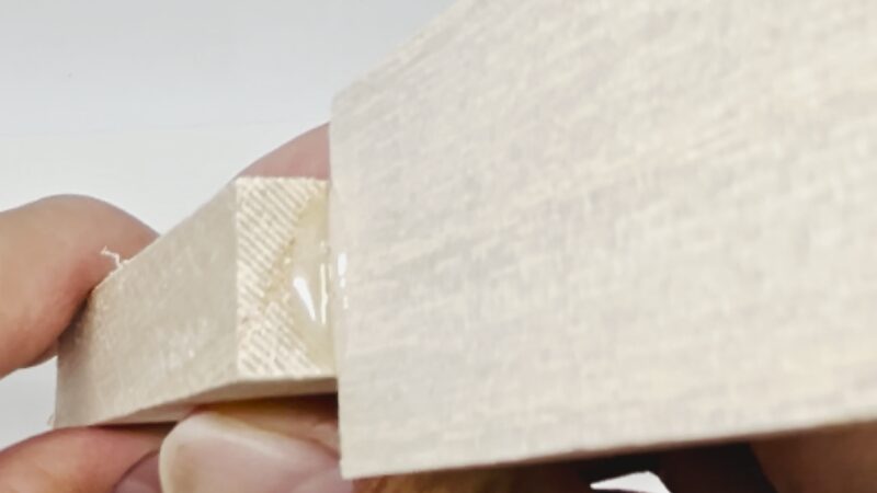 Henkel ロックタイト 木工用強力接着剤 速乾 硬化後の外観