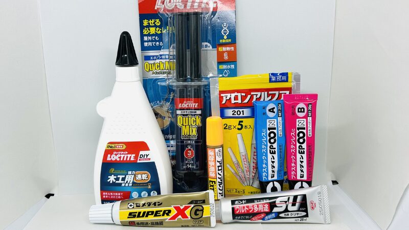 木とステンレスの接着強度を比較した接着剤